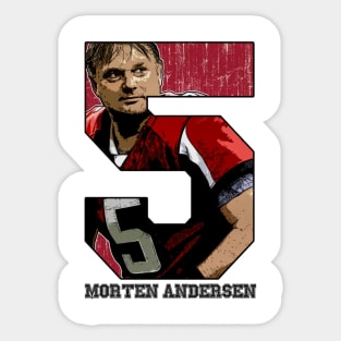 Morten Andersen Atlanta Game Sticker